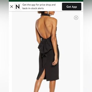 Bardot Bow-back dress size 8 Black